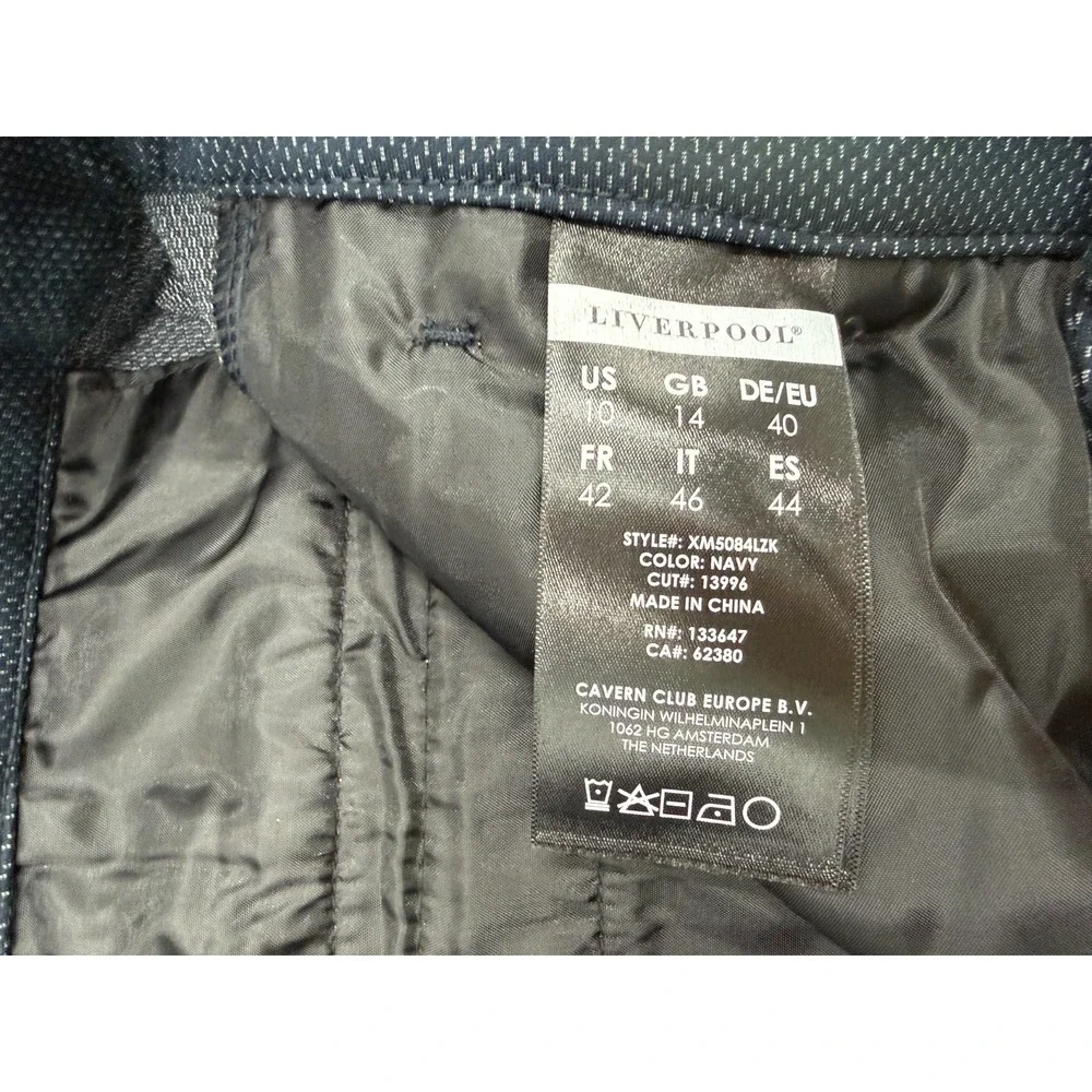 Liverpool Kelsey Knit Trouser Pants 10/30 Pinhead Super Stretch Office Career - Picture 12 of 13